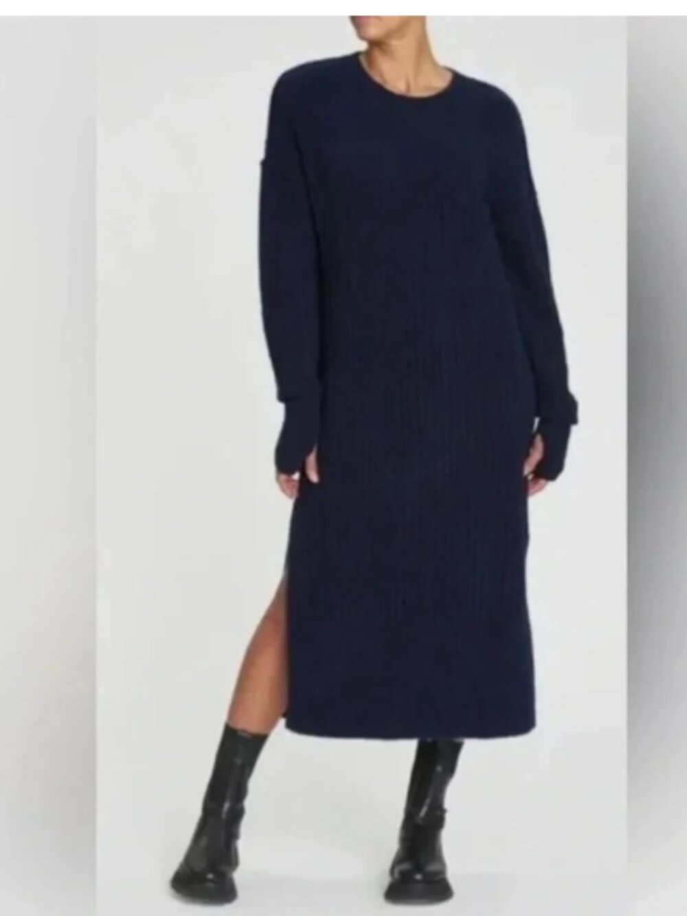 Pistola Darya Sweater Dress NAVY Small